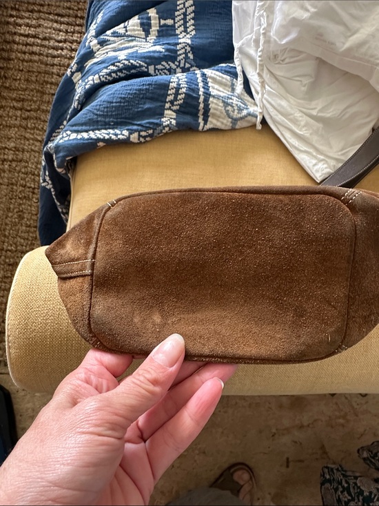 Coach vintage Y2K Brown Suede Shoulder Bag